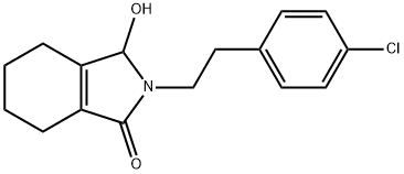 2-[2-(4-chlorophenyl)ethyl]-3-hydroxy-2,3,4,5,6,7-hexahydro-1H-isoindol-1-one Struktur