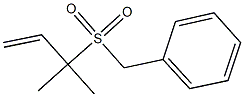 {[(1,1-dimethyl-2-propenyl)sulfonyl]methyl}benzene Struktur