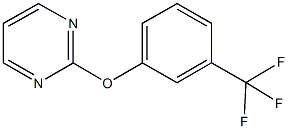 2-pyrimidinyl 3-(trifluoromethyl)phenyl ether Struktur