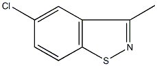 5-chloro-3-methyl-1,2-benzisothiazole Struktur