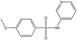 4-methoxy-N-(3-pyridinyl)benzenesulfonamide Struktur