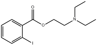 2-(diethylamino)ethyl 2-iodobenzoate Struktur