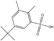 5-tert-butyl-2,3-dimethylbenzenesulfonic acid Struktur