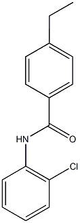 N-(2-chlorophenyl)-4-ethylbenzamide Struktur