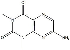 7-amino-1,3-dimethyl-2,4(1H,3H)-pteridinedione Struktur