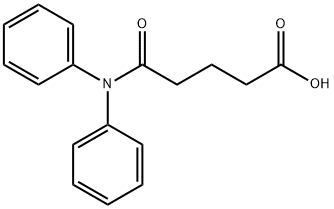 5-(diphenylamino)-5-oxopentanoic acid Struktur