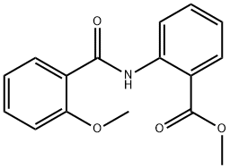 methyl 2-[(2-methoxybenzoyl)amino]benzoate Struktur