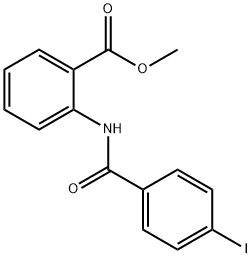 methyl 2-[(4-iodobenzoyl)amino]benzoate Struktur