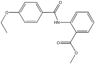 methyl2-[(4-ethoxybenzoyl)amino]benzoate Struktur