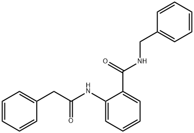 N-benzyl-2-[(phenylacetyl)amino]benzamide Struktur