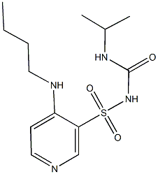 4-(butylamino)-3-({[(isopropylamino)carbonyl]amino}sulfonyl)pyridine Struktur