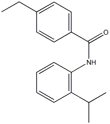 4-ethyl-N-(2-isopropylphenyl)benzamide Struktur