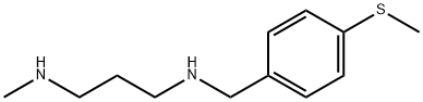 N-methyl-N-(3-{[4-(methylsulfanyl)benzyl]amino}propyl)amine Struktur