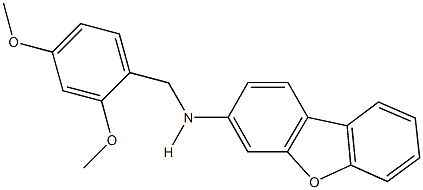 N-dibenzo[b,d]furan-3-yl-N-(2,4-dimethoxybenzyl)amine Struktur