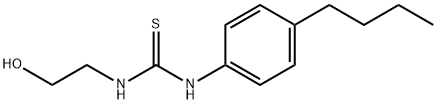 N-(4-butylphenyl)-N'-(2-hydroxyethyl)thiourea Struktur