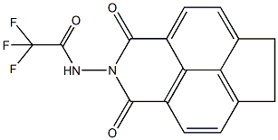 N-(1,3-dioxo-1,3,6,7-tetrahydro-2H-indeno[6,7,1-def]isoquinolin-2-yl)-2,2,2-trifluoroacetamide Struktur