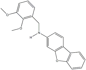 N-dibenzo[b,d]furan-3-yl-N-(2,3-dimethoxybenzyl)amine Struktur