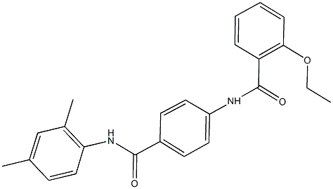 N-{4-[(2,4-dimethylanilino)carbonyl]phenyl}-2-ethoxybenzamide Struktur