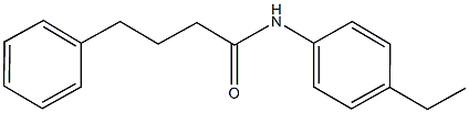 N-(4-ethylphenyl)-4-phenylbutanamide Struktur