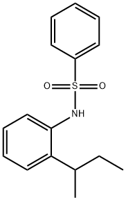 N-(2-sec-butylphenyl)benzenesulfonamide Struktur