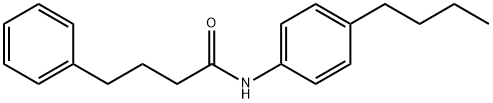 N-(4-butylphenyl)-4-phenylbutanamide Struktur