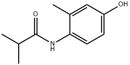 N-(4-hydroxy-2-methylphenyl)-2-methylpropanamide Struktur