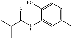 N-(2-hydroxy-5-methylphenyl)-2-methylpropanamide Struktur