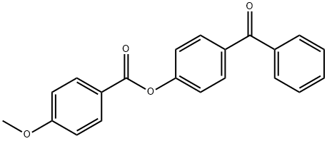 4-benzoylphenyl 4-methoxybenzoate Struktur