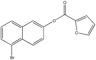 5-bromo-2-naphthyl 2-furoate Struktur