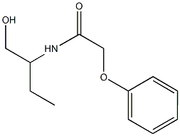 N-[1-(hydroxymethyl)propyl]-2-phenoxyacetamide Struktur