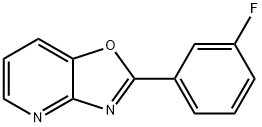 2-(3-fluorophenyl)[1,3]oxazolo[4,5-b]pyridine Struktur