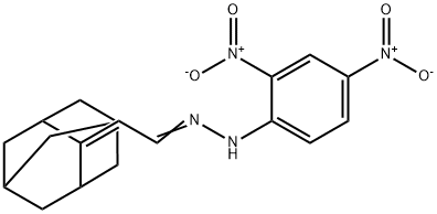 tricyclo[3.3.1.1~3,7~]dec-2-ylideneacetaldehyde {2,4-dinitrophenyl}hydrazone Struktur