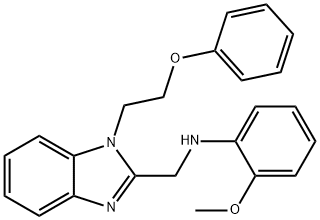 N-(2-methoxyphenyl)-N-{[1-(2-phenoxyethyl)-1H-benzimidazol-2-yl]methyl}amine Struktur