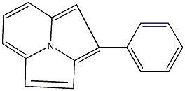 2-phenylpyrrolo[2,1,5-cd]indolizine Struktur