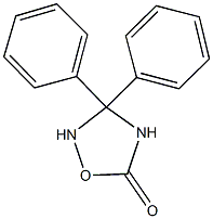 3,3-diphenyl-1,2,4-oxadiazolidin-5-one Struktur