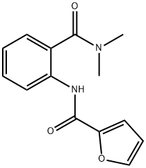 N-{2-[(dimethylamino)carbonyl]phenyl}-2-furamide Struktur