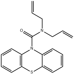 N,N-diallyl-10H-phenothiazine-10-carboxamide Struktur