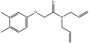 N,N-diallyl-2-(3,4-dimethylphenoxy)acetamide Struktur