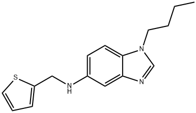 N-(1-butyl-1H-benzimidazol-5-yl)-N-(2-thienylmethyl)amine Struktur