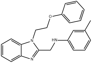 N-(3-methylphenyl)-N-{[1-(2-phenoxyethyl)-1H-benzimidazol-2-yl]methyl}amine Struktur