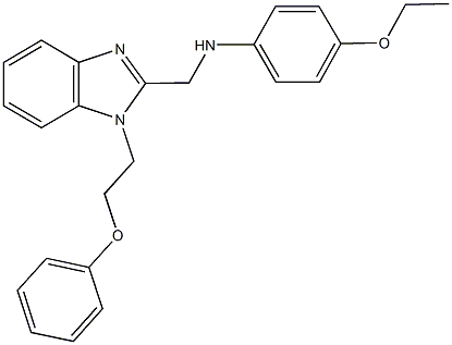 N-(4-ethoxyphenyl)-N-{[1-(2-phenoxyethyl)-1H-benzimidazol-2-yl]methyl}amine Struktur