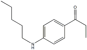 1-[4-(pentylamino)phenyl]-1-propanone Struktur