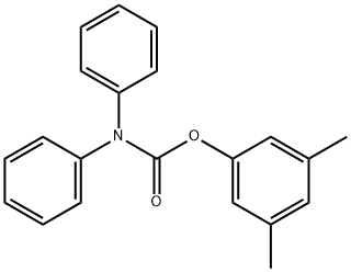 3,5-dimethylphenyl diphenylcarbamate Struktur