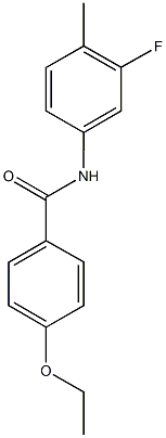 4-ethoxy-N-(3-fluoro-4-methylphenyl)benzamide Struktur