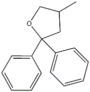 4-methyl-2,2-diphenyltetrahydrofuran Struktur