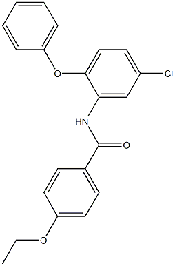 N-(5-chloro-2-phenoxyphenyl)-4-ethoxybenzamide Struktur