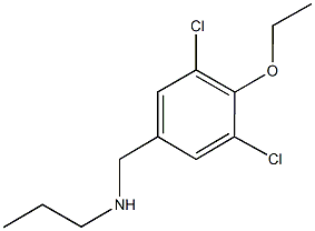 N-(3,5-dichloro-4-ethoxybenzyl)-N-propylamine Struktur