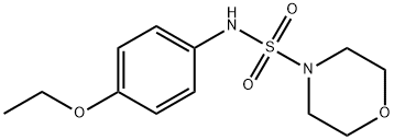 N-(4-ethoxyphenyl)-4-morpholinesulfonamide Struktur