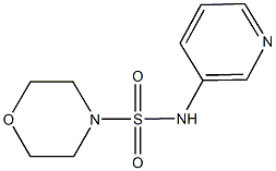 N-(3-pyridinyl)-4-morpholinesulfonamide Struktur