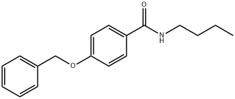 4-(benzyloxy)-N-butylbenzamide Struktur